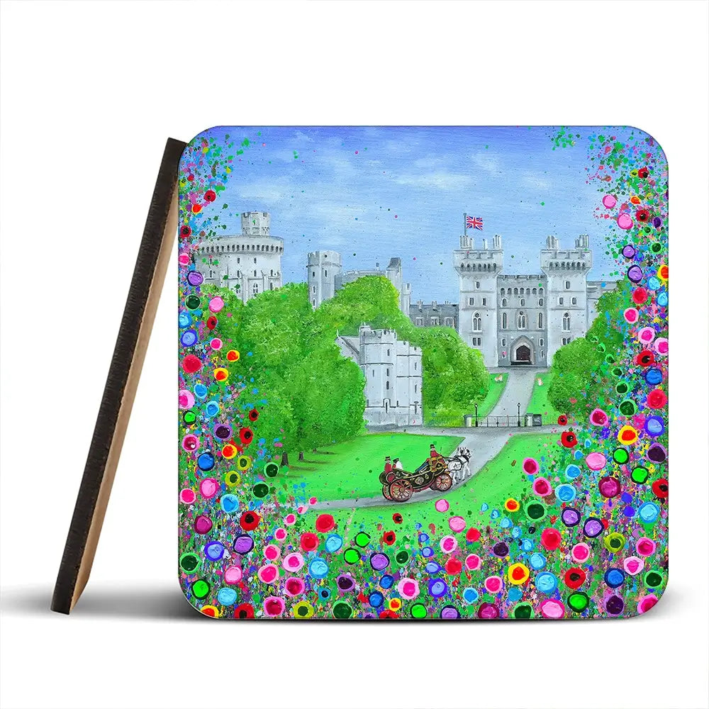 Windsor Castle Royal Edition Coaster Set Windsor Castle Royal Edition Coaster Set wall art product Jo Gough
