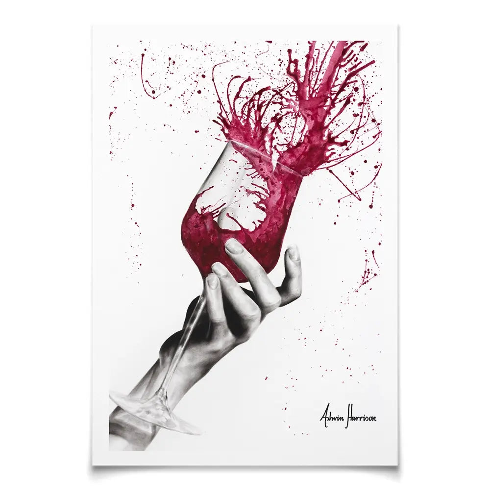 Wine Twirl Art Print Wine Twirl Art Print wall art product Ashvin Harrison