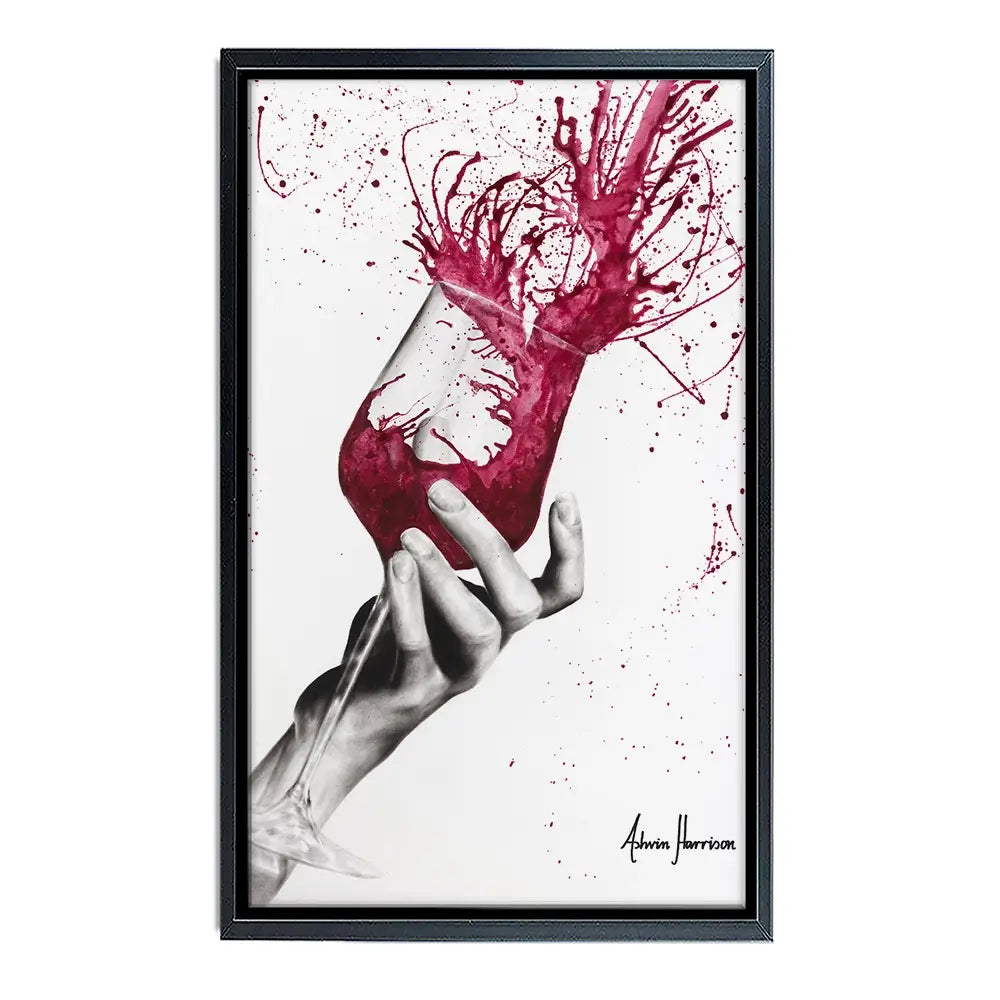 Wine Twirl Canvas Print Wine Twirl Canvas Print wall art product Ashvin Harrison