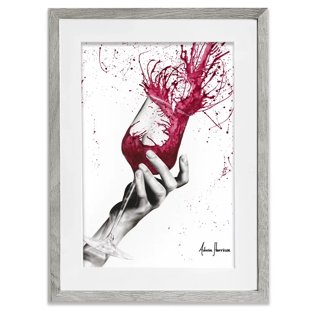 Wine Twirl Framed Art Print Wine Twirl Framed Art Print wall art product Ashvin Harrison