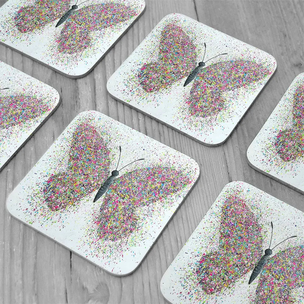 Wings Of Love Coaster Set Wings Of Love Coaster Set wall art product Jo Gough