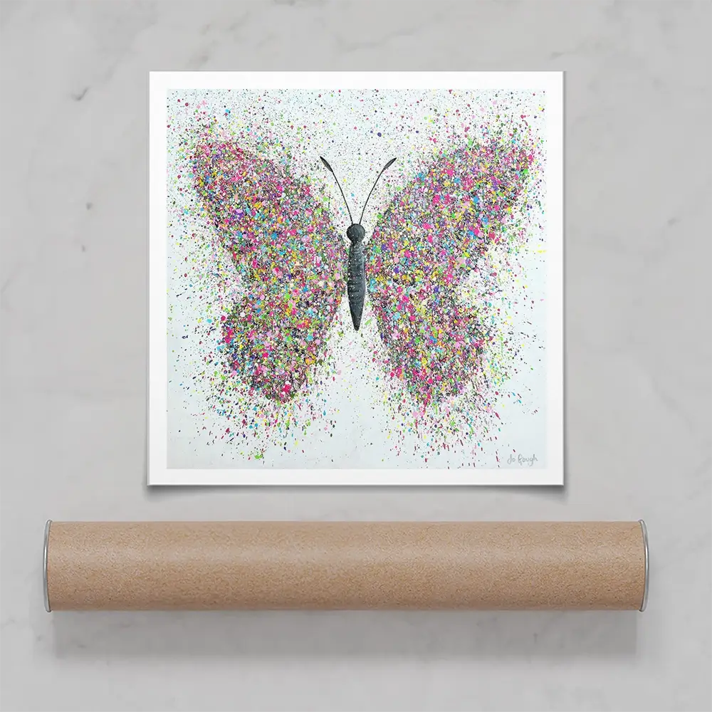 Wings Of Love Square Art Print Wings Of Love Square Art Print wall art product Jo Gough