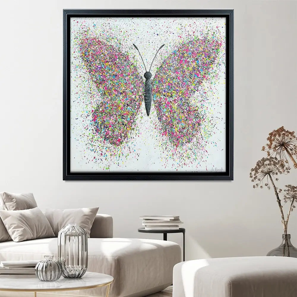 Wings Of Love Square Canvas Print Wings Of Love Square Canvas Print wall art product Jo Gough
