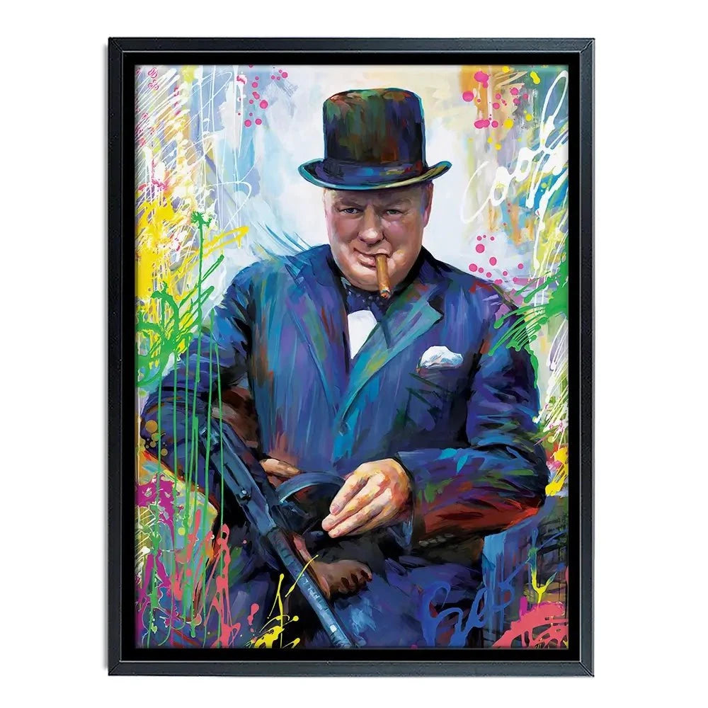Winston Churchill Canvas Print Winston Churchill Canvas Print wall art product Leon Devenice