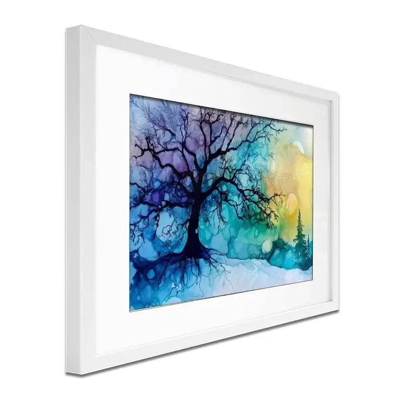 Winter Dawn Framed Art Print Winter Dawn Framed Art Print wall art product David Alexander Elder