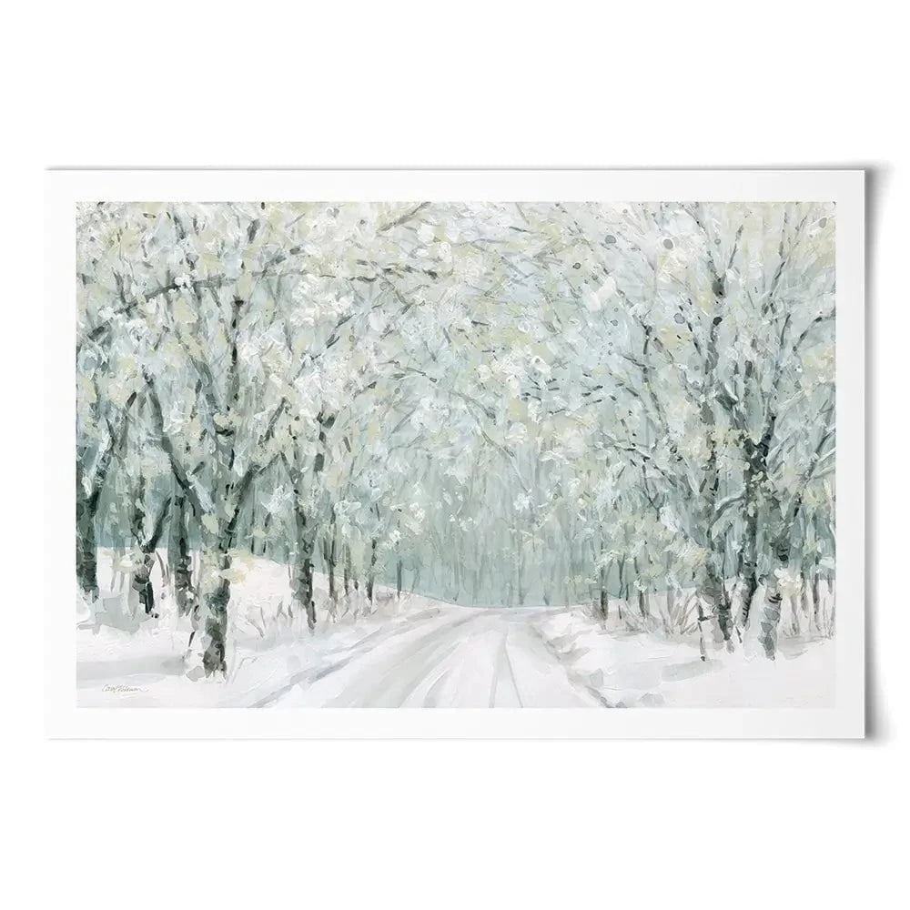 Winter Lane Art Print Winter Lane Art Print wall art product Carol Robinson