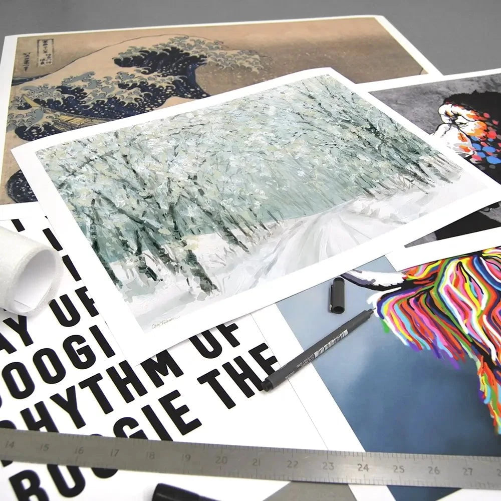 Winter Lane Art Print Winter Lane Art Print wall art product Carol Robinson