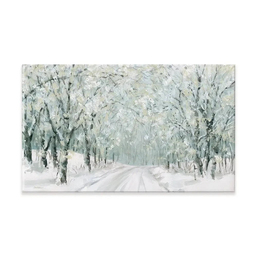Winter Lane Canvas Print Winter Lane Canvas Print wall art product Carol Robinson