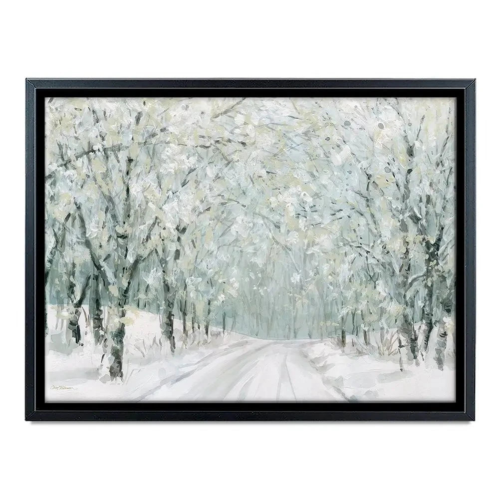 Winter Lane Canvas Print Winter Lane Canvas Print wall art product Carol Robinson