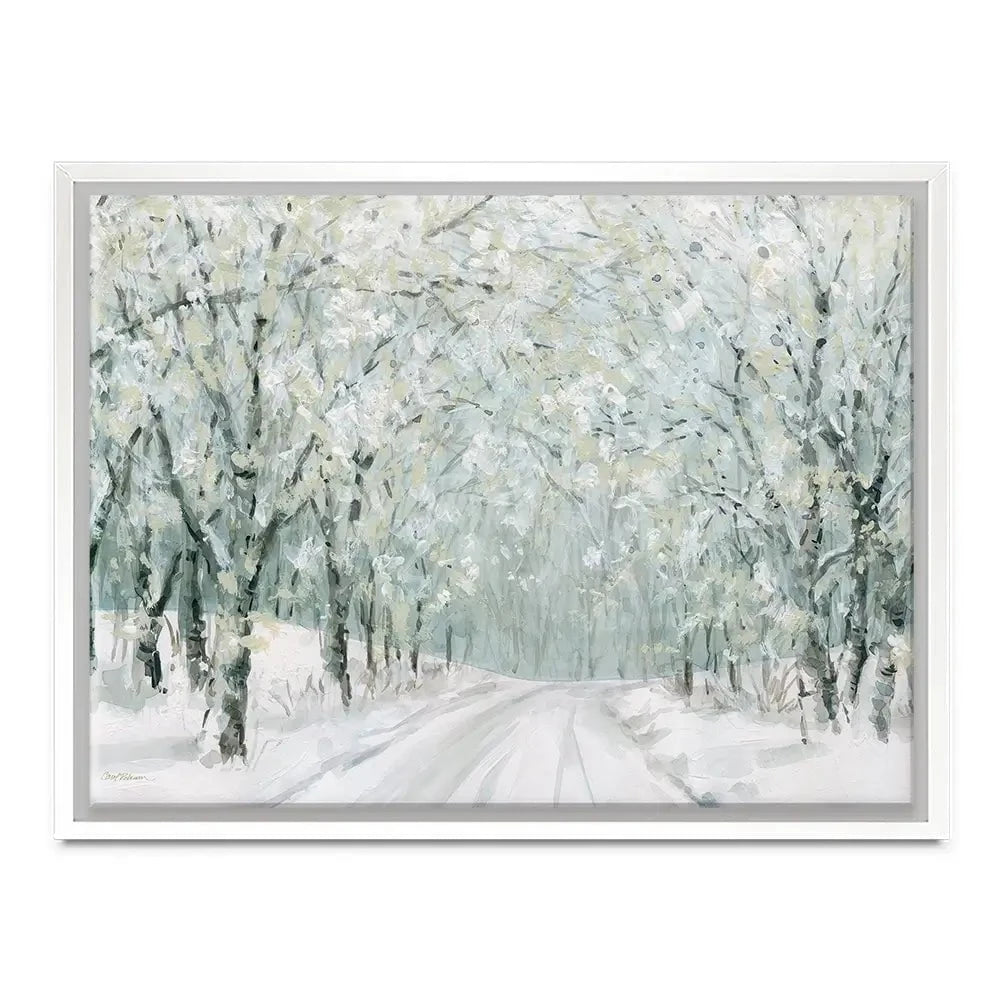 Winter Lane Canvas Print Winter Lane Canvas Print wall art product Carol Robinson