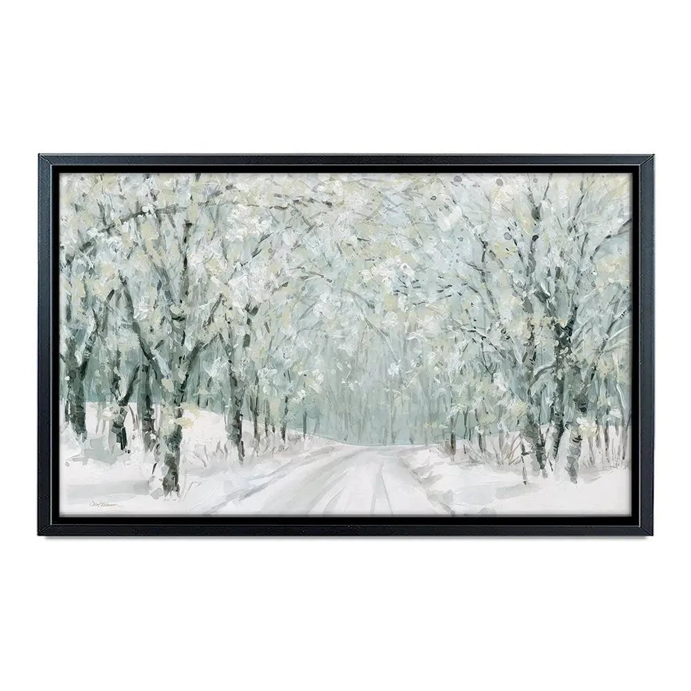 Winter Lane Canvas Print Winter Lane Canvas Print wall art product Carol Robinson