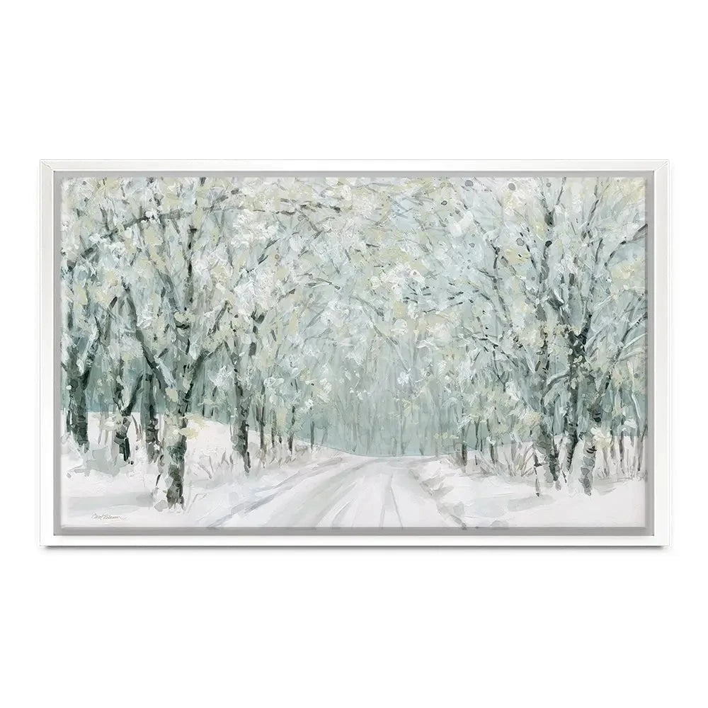 Winter Lane Canvas Print Winter Lane Canvas Print wall art product Carol Robinson