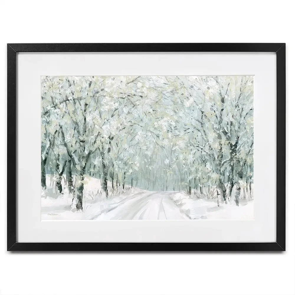 Winter Lane Framed Art Print Winter Lane Framed Art Print wall art product Carol Robinson