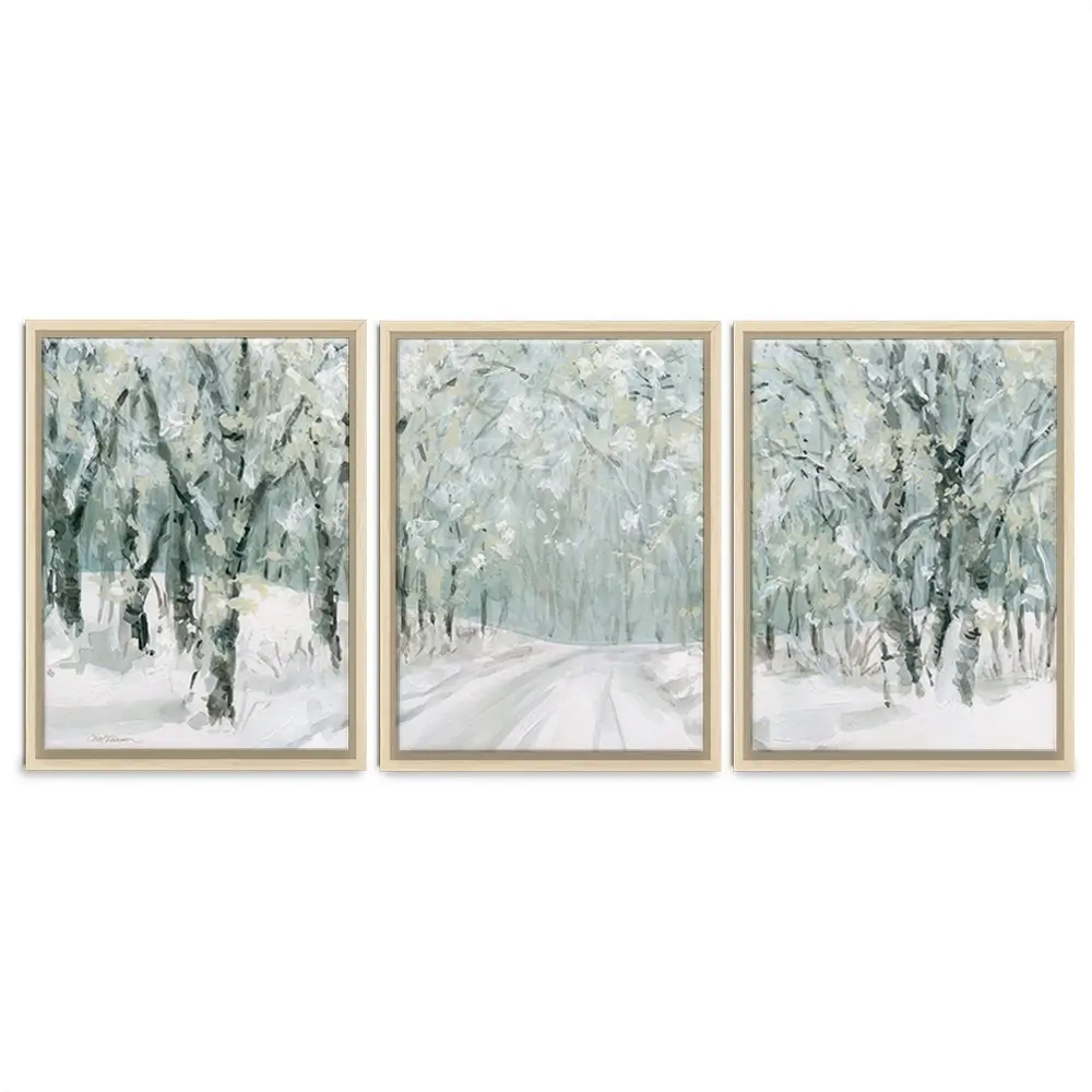 Winter Lane Trio Canvas Print Winter Lane Trio Canvas Print wall art product Carol Robinson