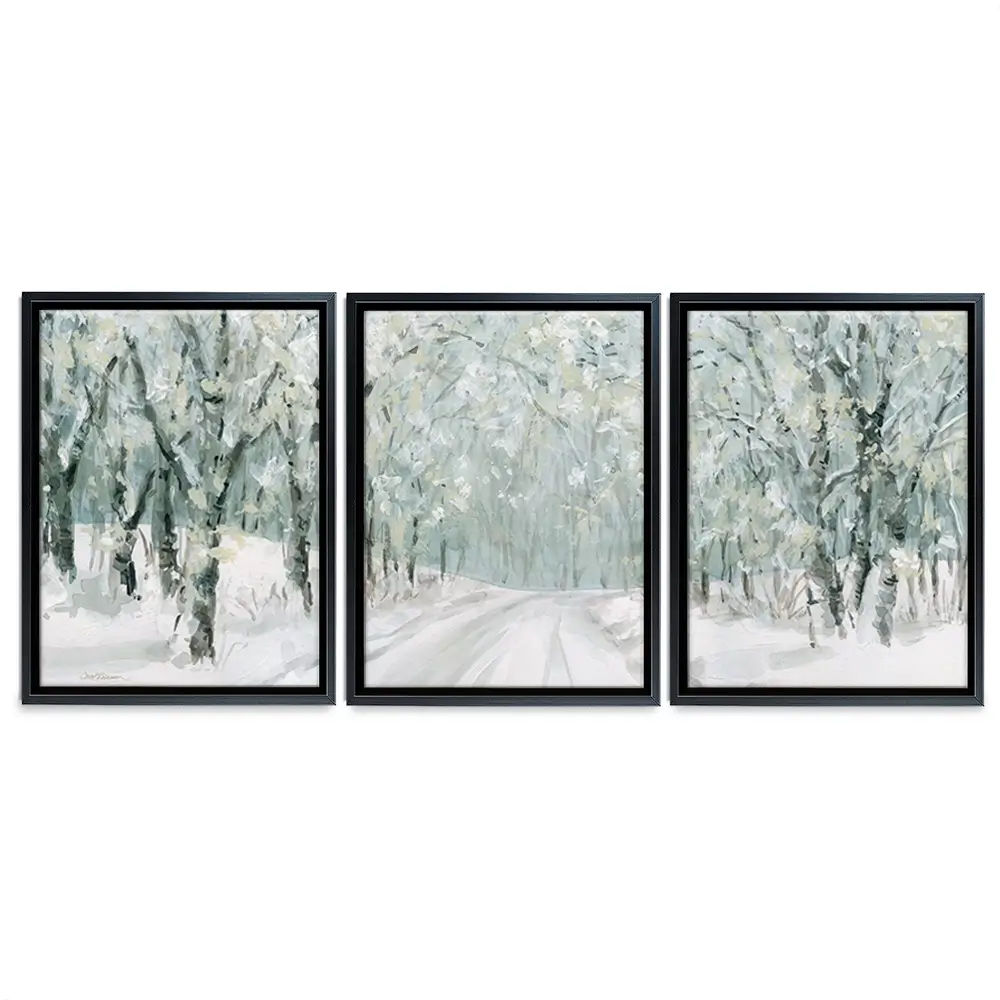 Winter Lane Trio Canvas Print Winter Lane Trio Canvas Print wall art product Carol Robinson