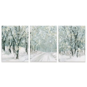 Winter Lane Trio Canvas Print Winter Lane Trio Canvas Print wall art product Carol Robinson