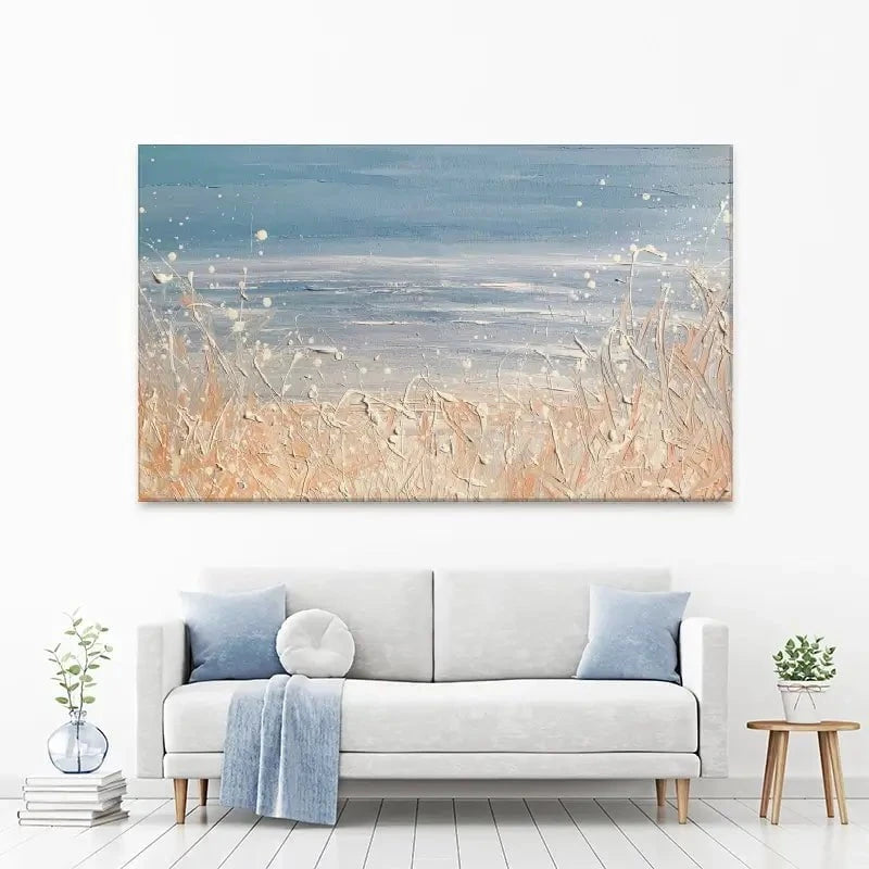Winter Sea Canvas Print Winter Sea Canvas Print wall art product Charlotte Anna Reed