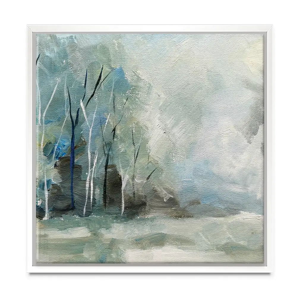 Winter Tones Square Canvas Print Winter Tones Square Canvas Print wall art product Galarta / Shutterstock