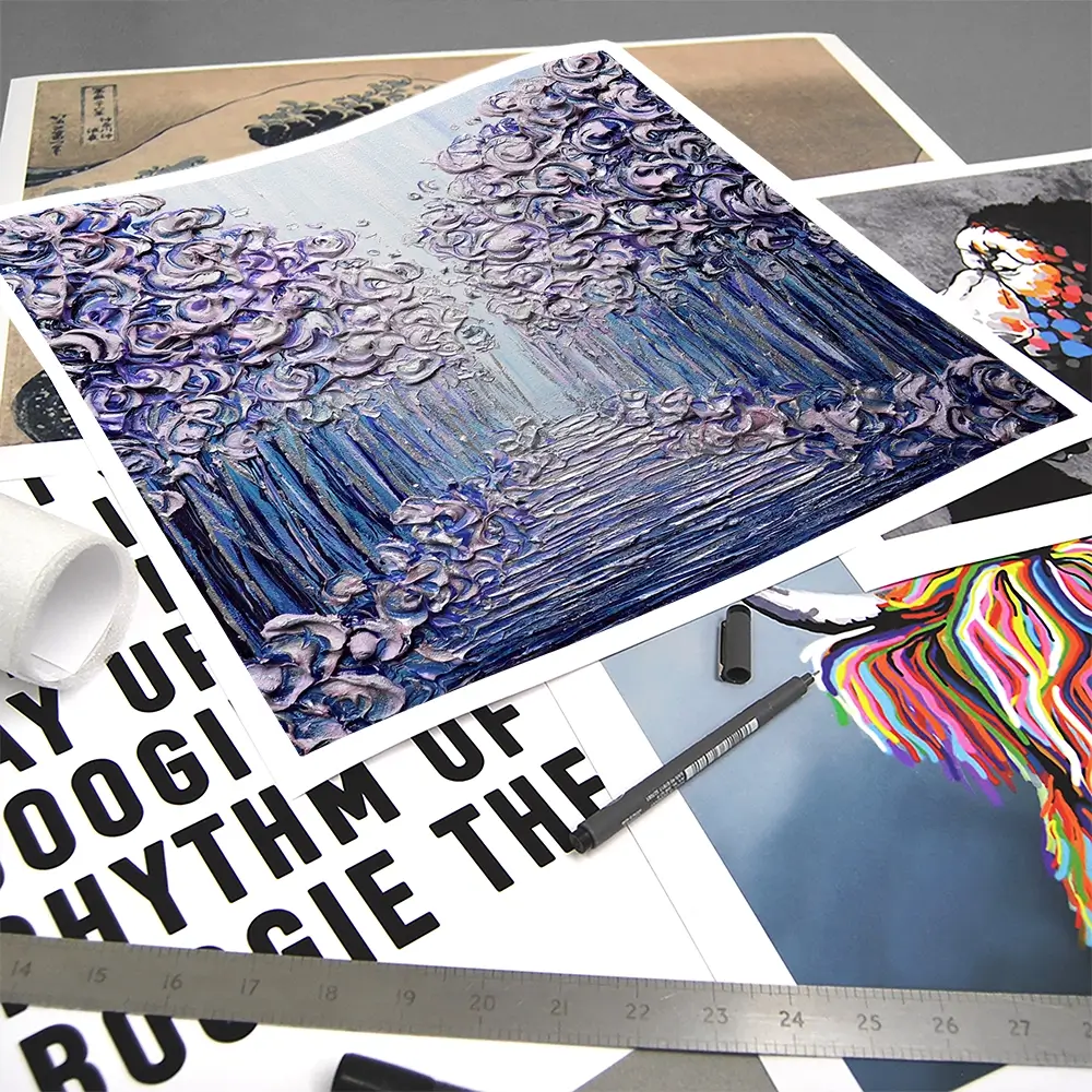 Winter Wonderland Square Art Print Winter Wonderland Square Art Print wall art product Nada Khatib