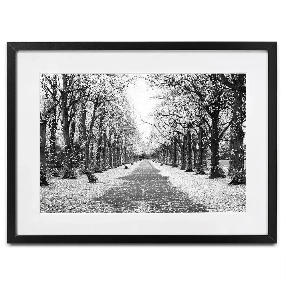 Winters Walk Framed Art Print Winters Walk Framed Art Print wall art product Aimee Linzi
