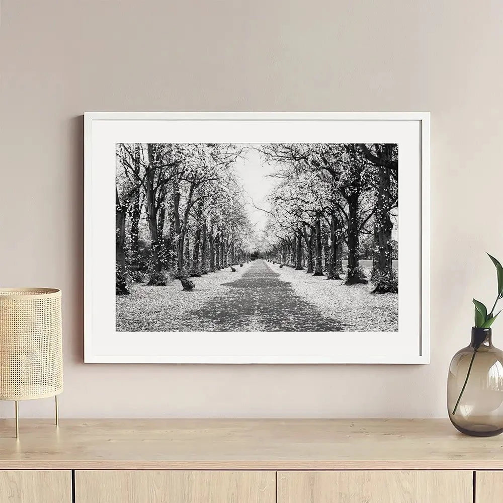 Winters Walk Framed Art Print Winters Walk Framed Art Print wall art product Aimee Linzi