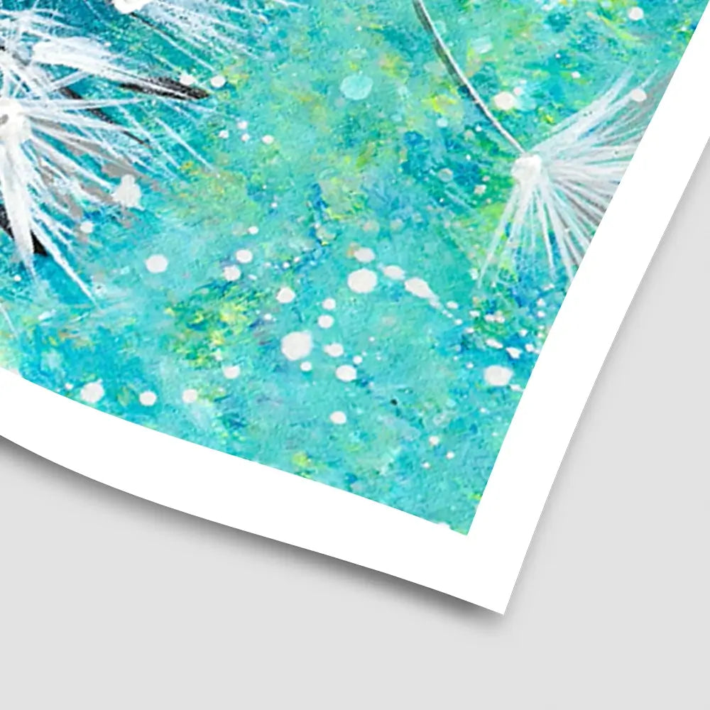 Wish Flower Art Print Wish Flower Art Print wall art product Emma LC Art