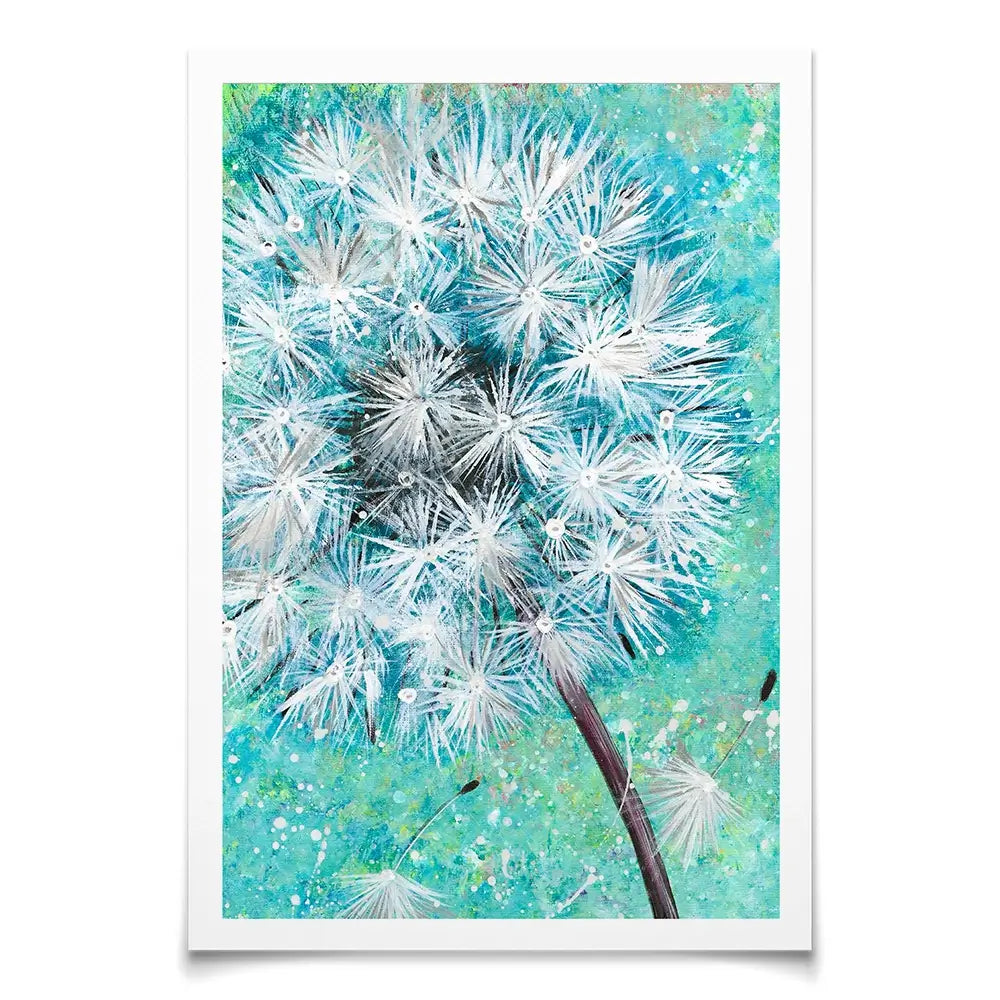 Wish Flower Art Print Wish Flower Art Print wall art product Emma LC Art