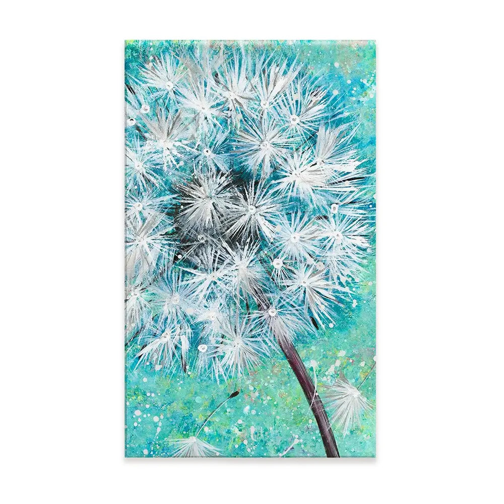 Wish Flower Canvas Print Wish Flower Canvas Print wall art product Emma LC Art