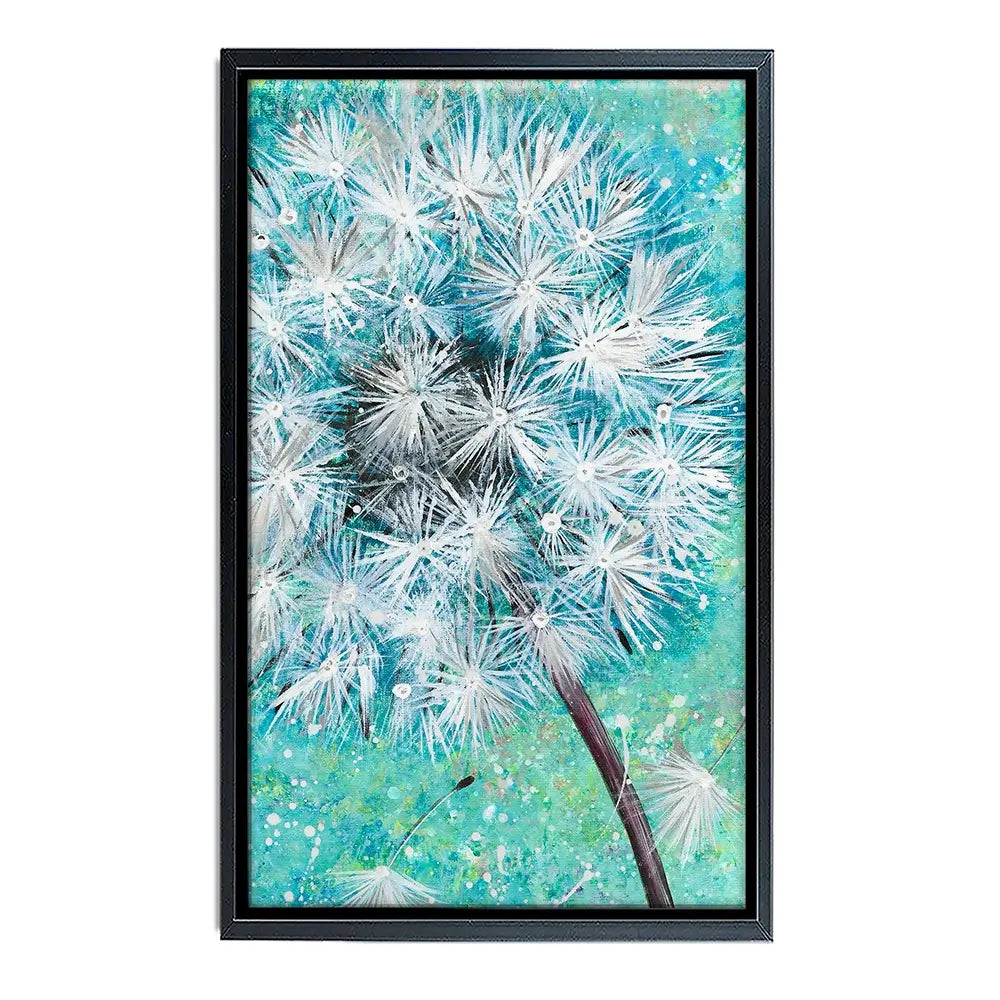 Wish Flower Canvas Print Wish Flower Canvas Print wall art product Emma LC Art