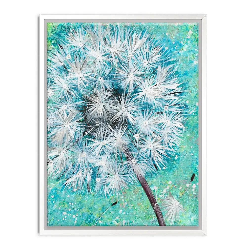 Wish Flower Canvas Print Wish Flower Canvas Print wall art product Emma LC Art