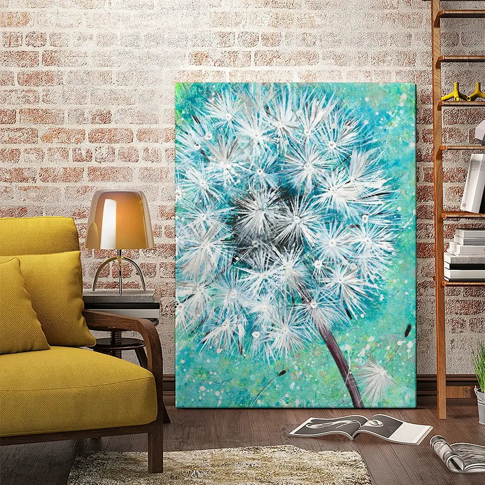 Wish Flower Canvas Print Wish Flower Canvas Print wall art product Emma LC Art