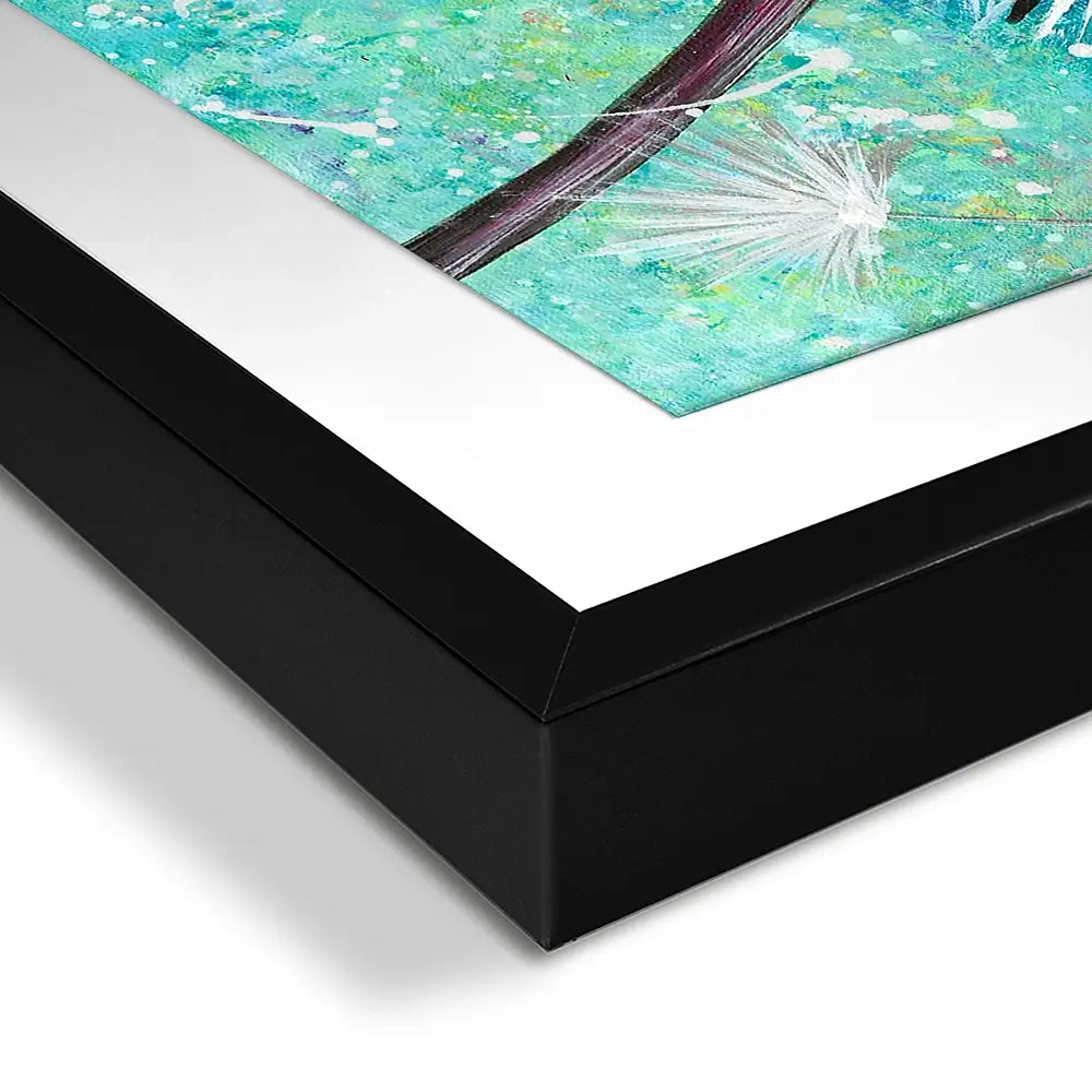 Wish Flower Framed Art Print Wish Flower Framed Art Print wall art product Emma LC Art