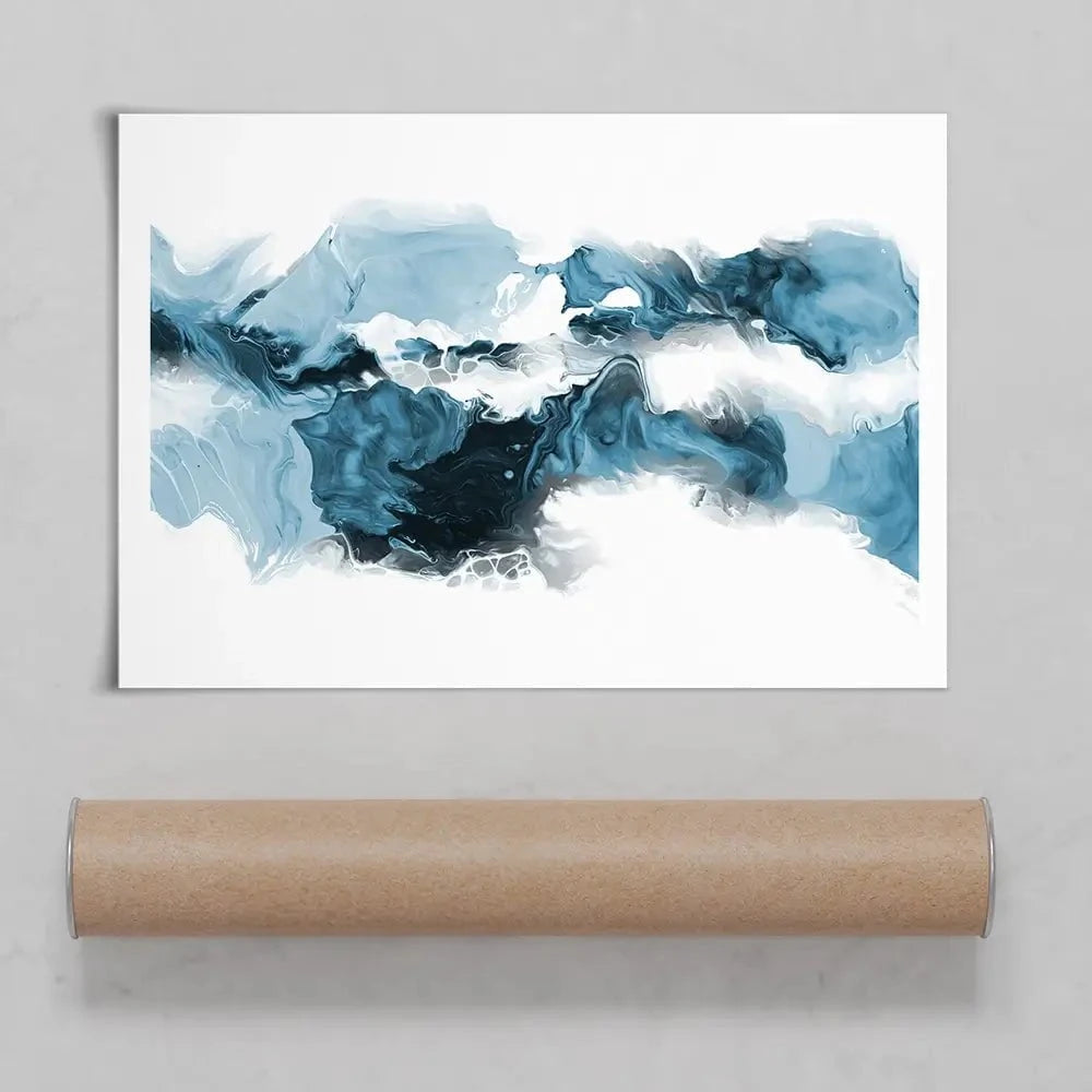 Wispy Blue Art Print Wispy Blue Art Print wall art product allart / Shutterstock