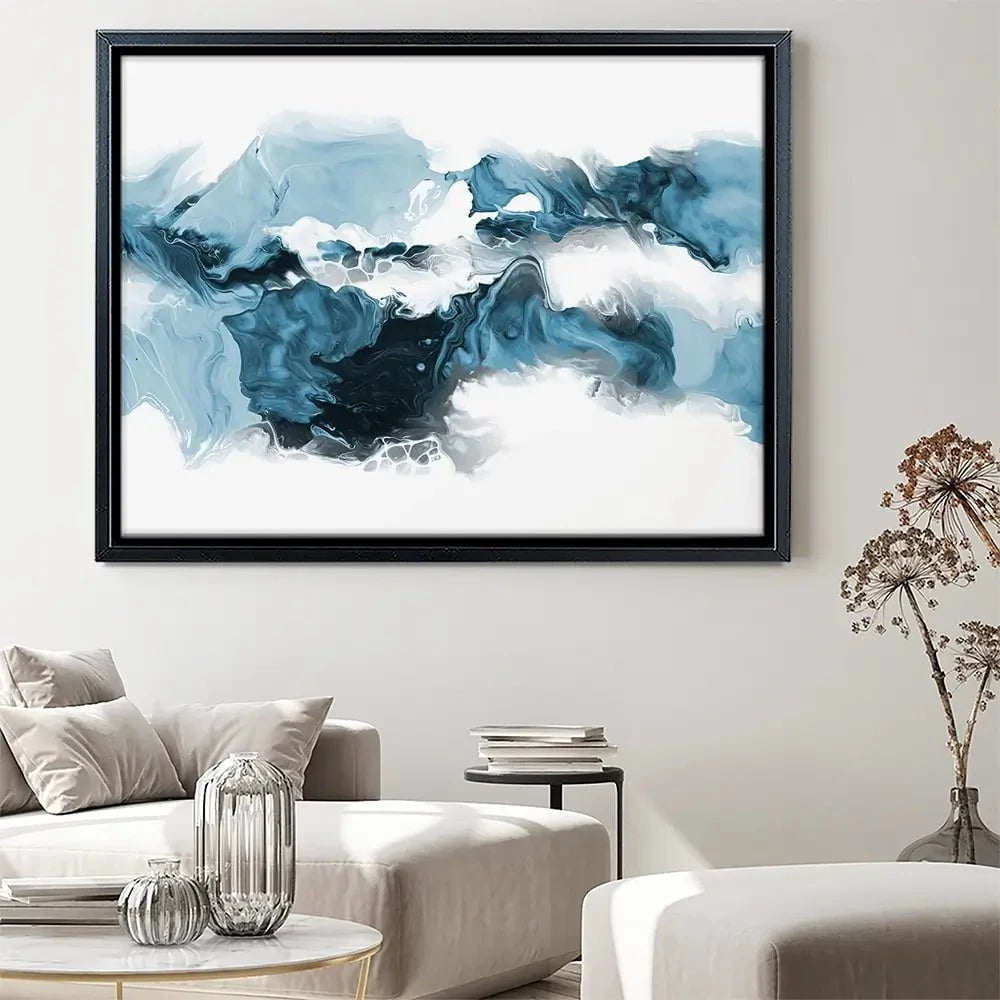 Wispy Blue Canvas Print Wispy Blue Canvas Print wall art product allart / Shutterstock