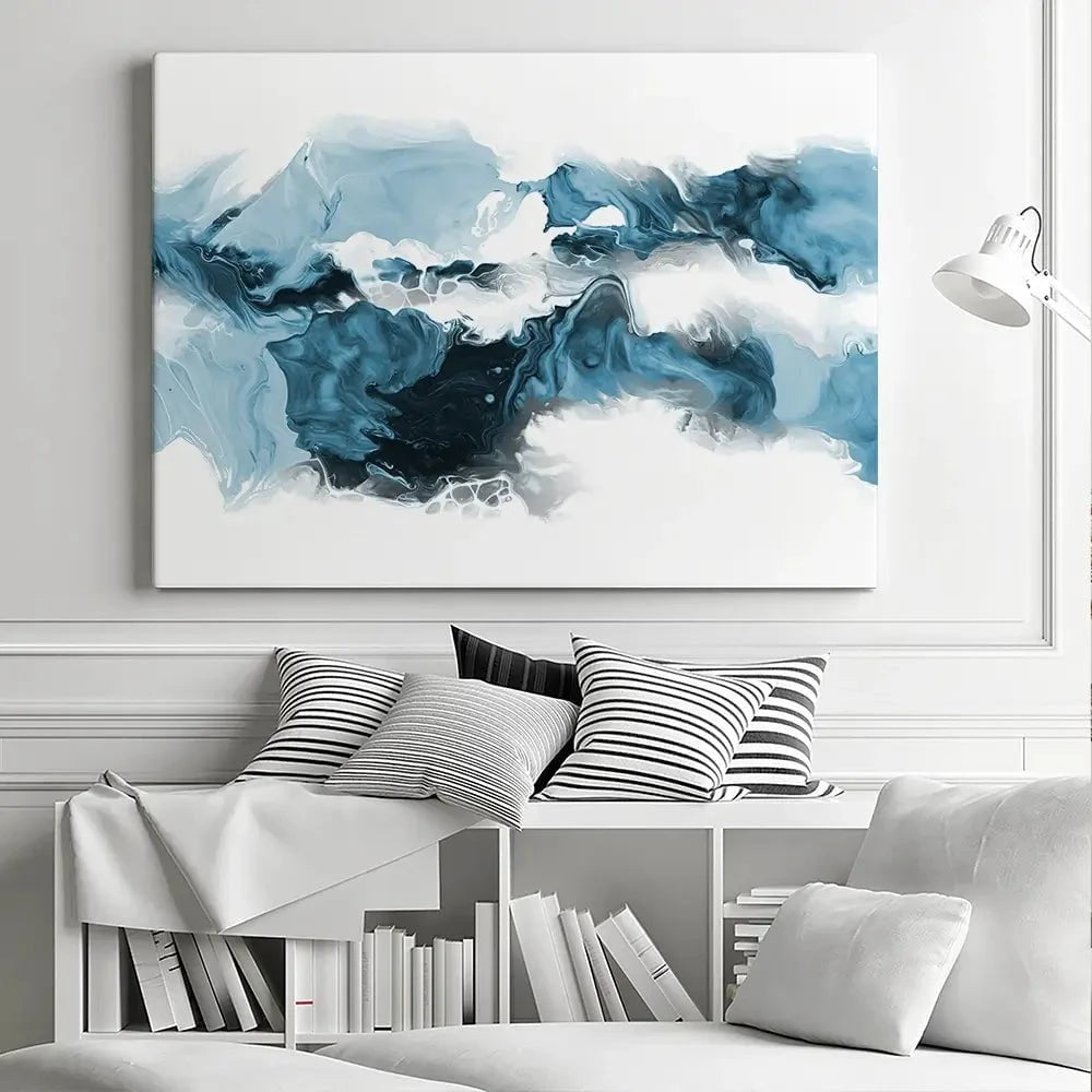 Wispy Blue Canvas Print Wispy Blue Canvas Print wall art product allart / Shutterstock
