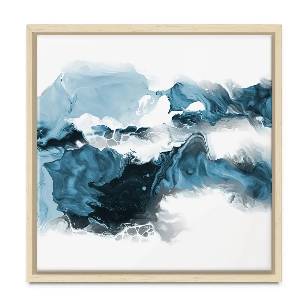 Wispy Blue Square Canvas Print Wispy Blue Square Canvas Print wall art product allart / Shutterstock