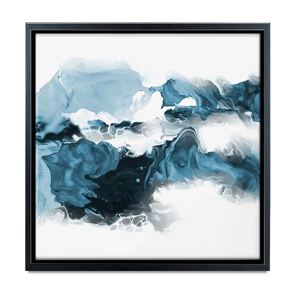 Wispy Blue Square Canvas Print Wispy Blue Square Canvas Print wall art product allart / Shutterstock