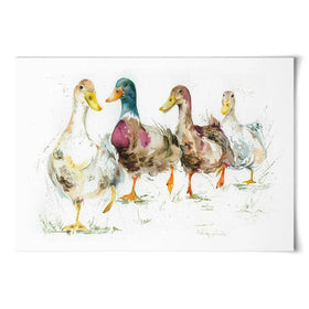 With A Waddle Art Print With A Waddle Art Print wall art product Nicola Jane Rowles