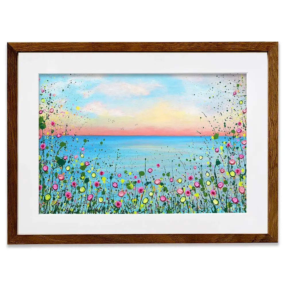 With Every Sunset Framed Art Print With Every Sunset Framed Art Print wall art product Jo Gough