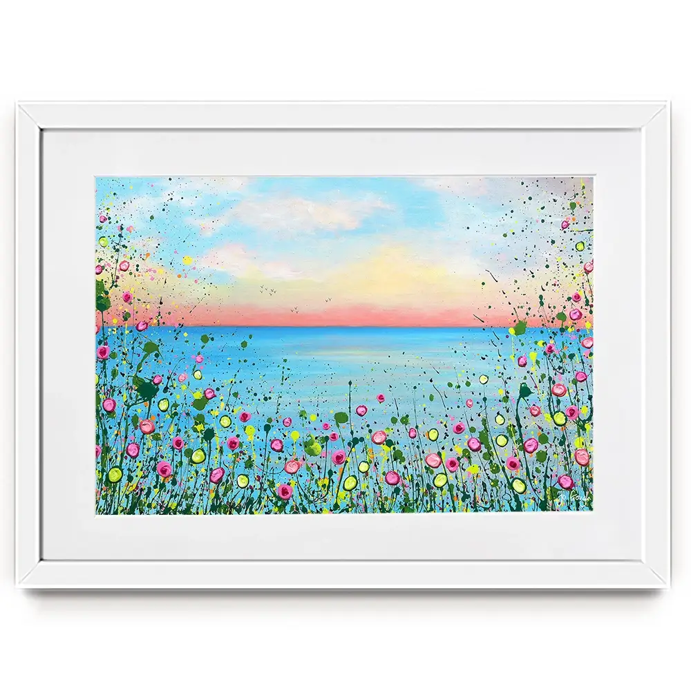 With Every Sunset Framed Art Print With Every Sunset Framed Art Print wall art product Jo Gough