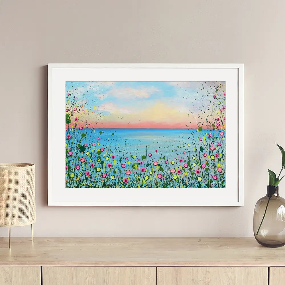 With Every Sunset Framed Art Print With Every Sunset Framed Art Print wall art product Jo Gough