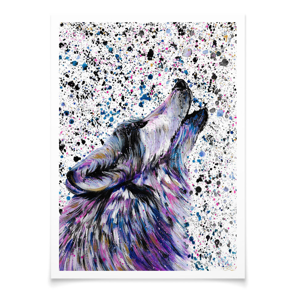 Wolf Mika Art Print Wolf Mika Art Print wall art product Emma LC Art