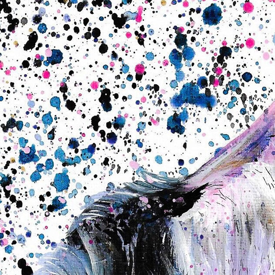 Wolf Mika Canvas Print wall art product Emma LC Art
