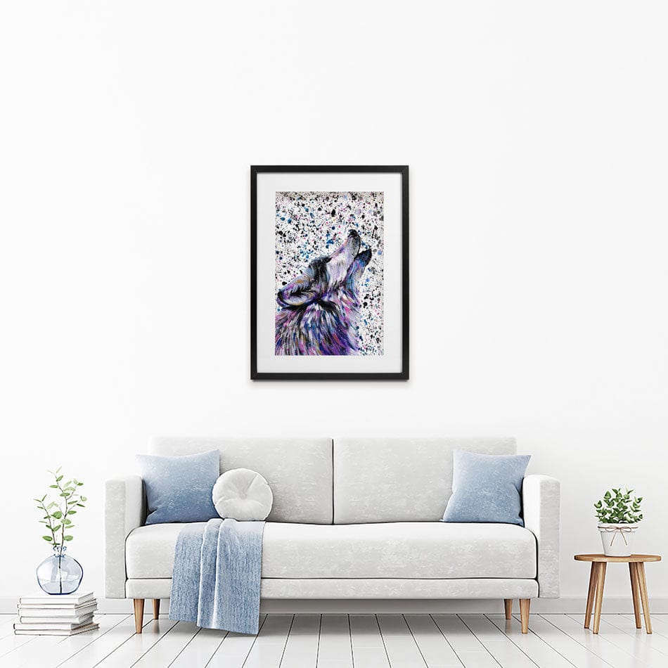 Wolf Mika Framed Art Print Wolf Mika Framed Art Print wall art product Emma LC Art