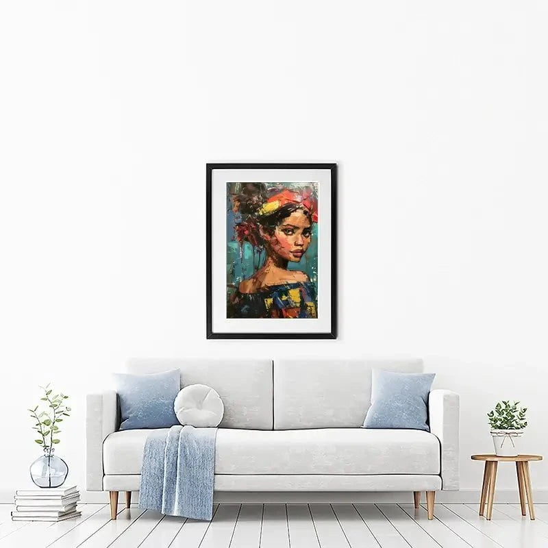 Woman Framed Art Print Woman Framed Art Print wall art product Elena Avanesova