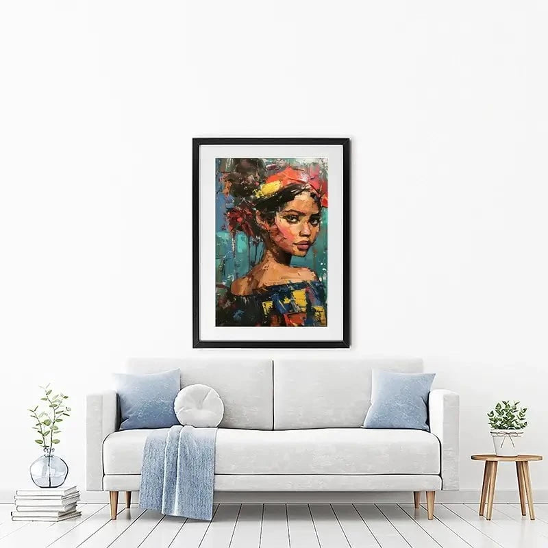 Woman Framed Art Print Woman Framed Art Print wall art product Elena Avanesova