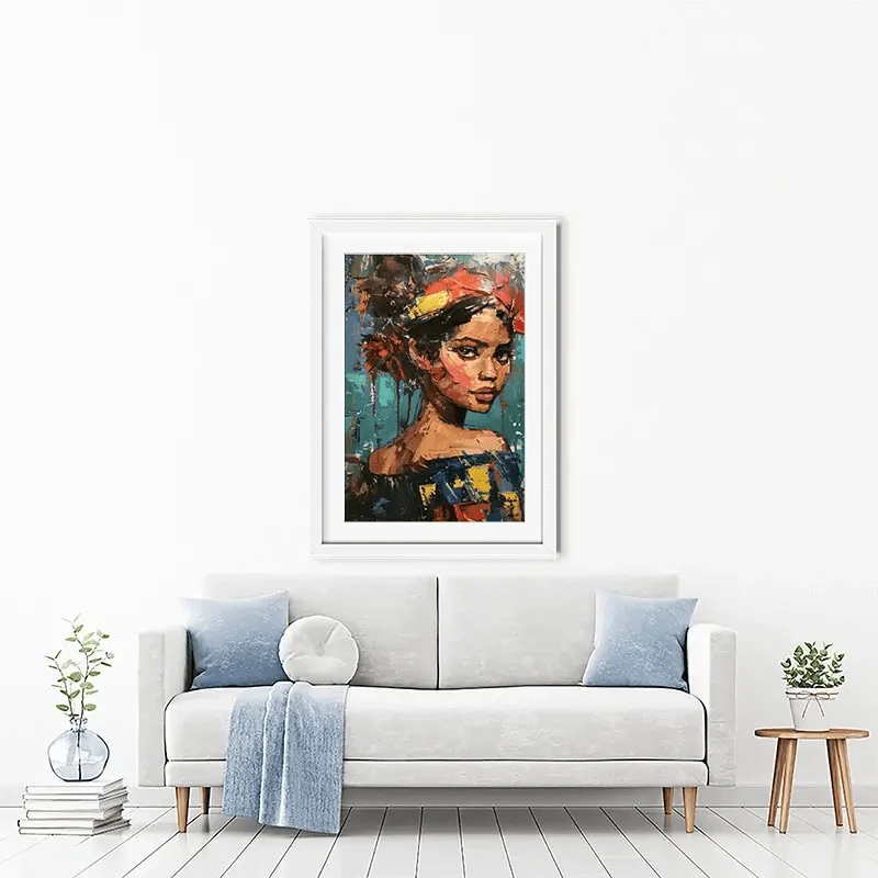 Woman Framed Art Print Woman Framed Art Print wall art product Elena Avanesova