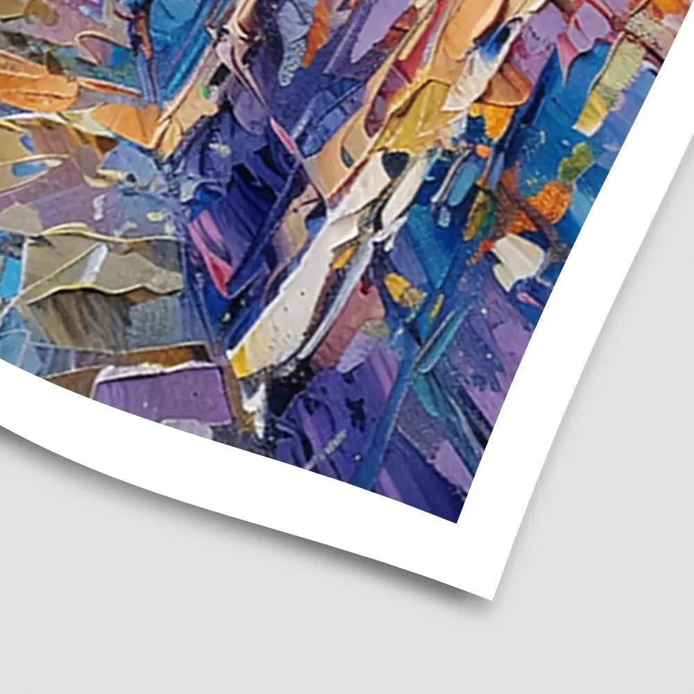 Woman Walking Down The Street Art Print Woman Walking Down The Street Art Print wall art product Elena Avanesova