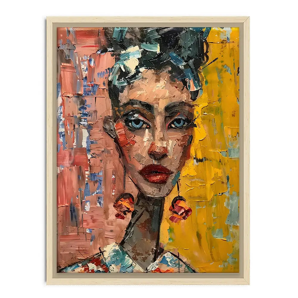 Woman With Earrings Canvas Print Woman With Earrings Canvas Print wall art product Elena Avanesova