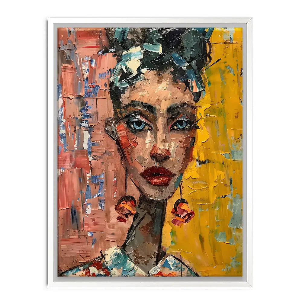 Woman With Earrings Canvas Print Woman With Earrings Canvas Print wall art product Elena Avanesova
